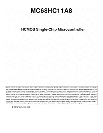 DataSheet MC68HC11A8 pdf
